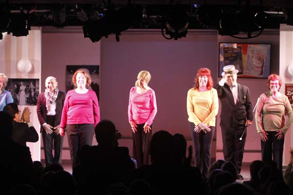 Curtain Call: Marianne Selbert, Bert Michaels, Pat Michaels, Rita OConnor, Carol Hanzel,Steve Boockvor and Bonnie Walker